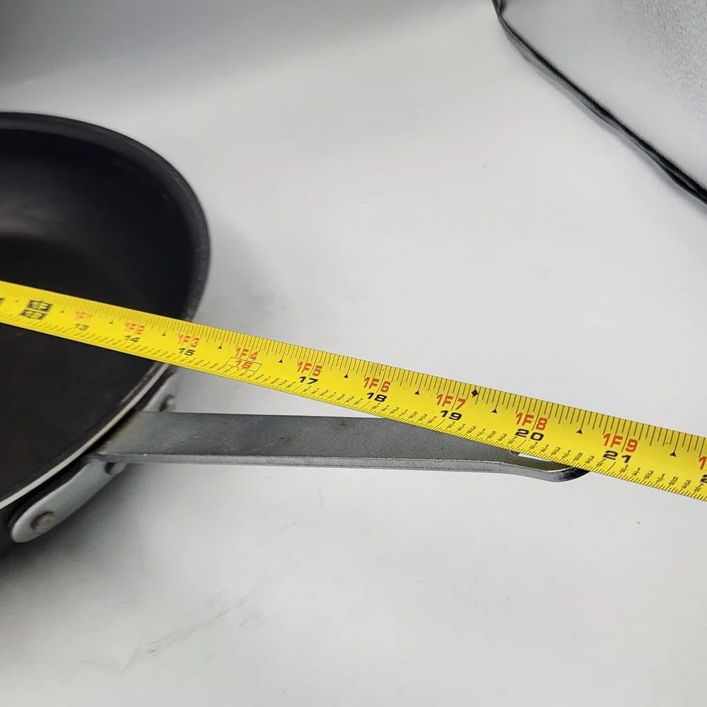 PRO-HG Cookware Fry Pan 12.5 Inch Commercial Grade Nonstick Heavy Gauge USA Made